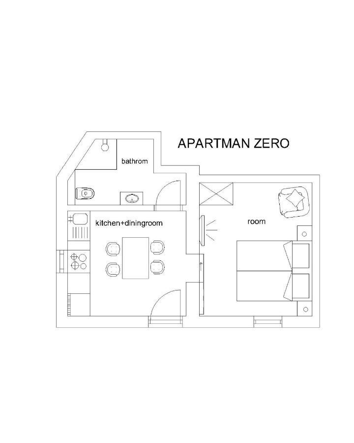 Apartman Zero Apartment Dugi Rat Exterior photo